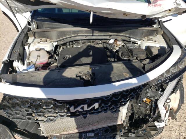 5XYRL4LC3PG214710 - 2023 KIA SORENTO S WHITE photo 12