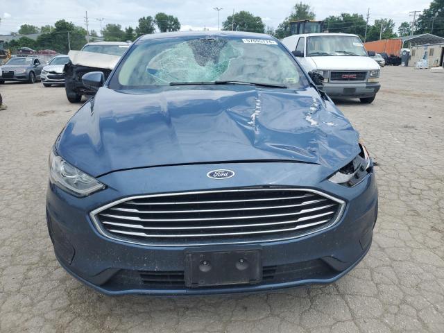 3FA6P0G71KR231894 - 2019 FORD FUSION S BLUE photo 5