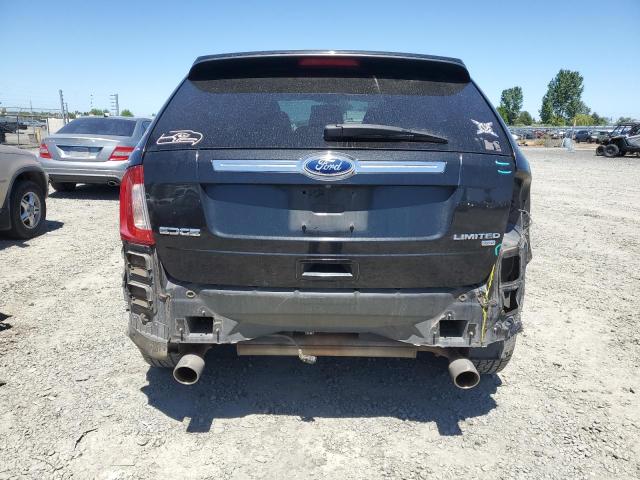 2FMDK4KC7DBC12999 - 2013 FORD EDGE LIMITED BLACK photo 6