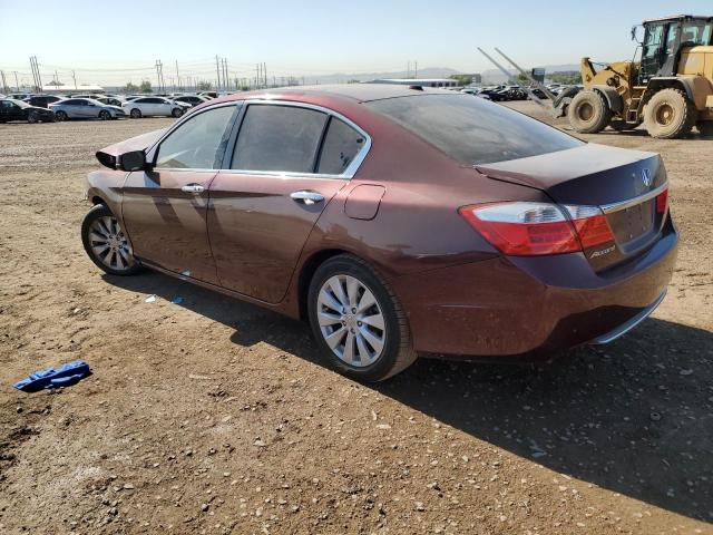 1HGCR2F80FA130554 - 2015 HONDA ACCORD EXL BURGUNDY photo 2