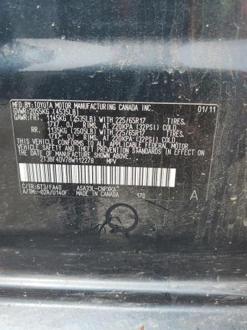 2T3BF4DV7BW112278 - 2011 TOYOTA RAV4 CHARCOAL photo 13