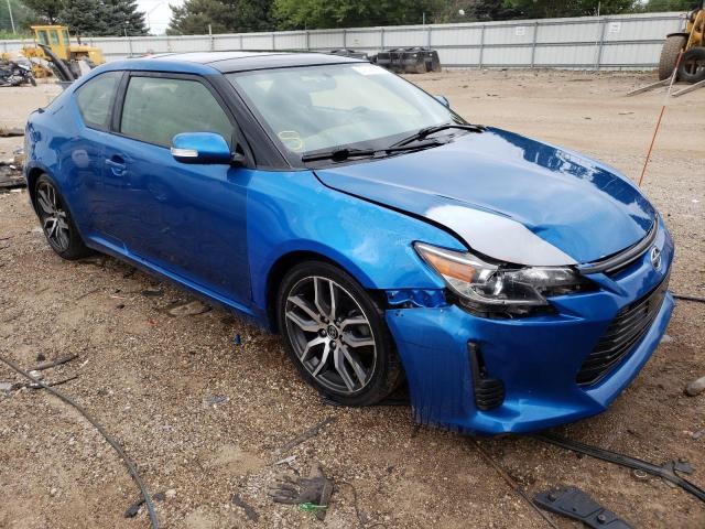 JTKJF5C72FJ003941 - 2015 TOYOTA SCION TC 蓝色 照片 4