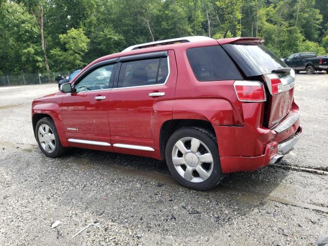 2GKFLZE38D6156068 - 2013 GMC TERRAIN DENALI RED photo 2