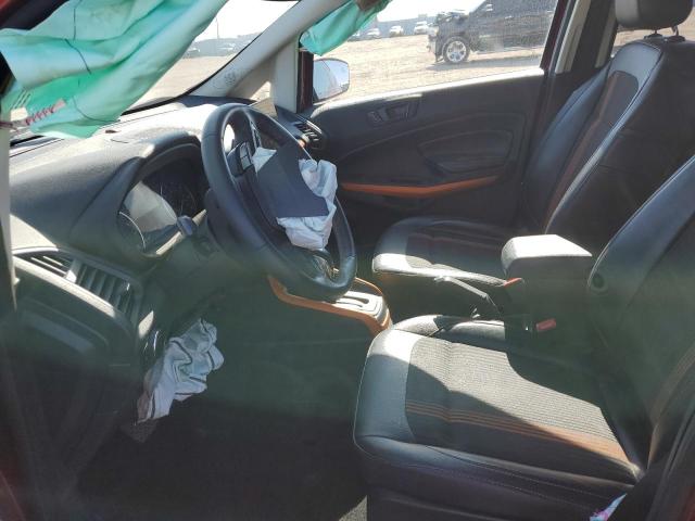 MAJ6P1CL3JC176208 - 2018 FORD ECOSPORT SES Қызыл фото 7