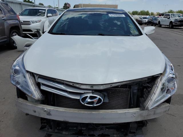 KMHFH4JG1DA316153 - 2013 HYUNDAI AZERA GLS WHITE photo 5