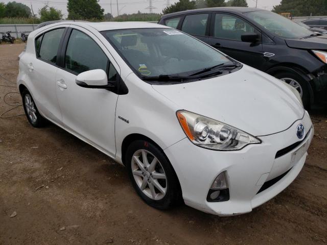 JTDKDTB39D1539996 - 2013 TOYOTA PRIUS C WHITE photo 4