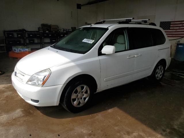 KNDMB133786264509 - 2008 KIA SEDONA WHITE photo 1