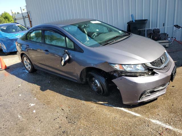 2HGFB2F54EH534514 - 2014 HONDA CIVIC LX GRAY photo 4