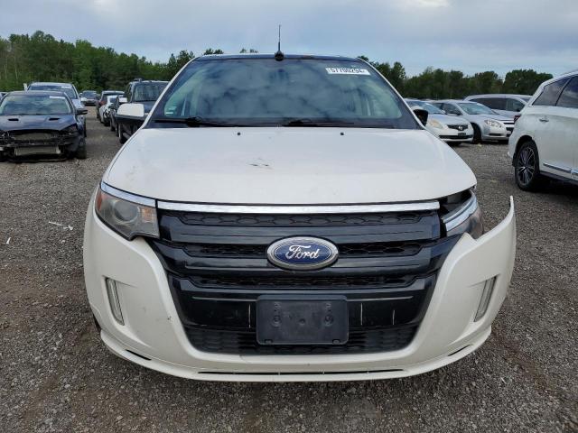 2FMDK4AK6BBA87175 - 2011 FORD EDGE SPORT WHITE photo 5