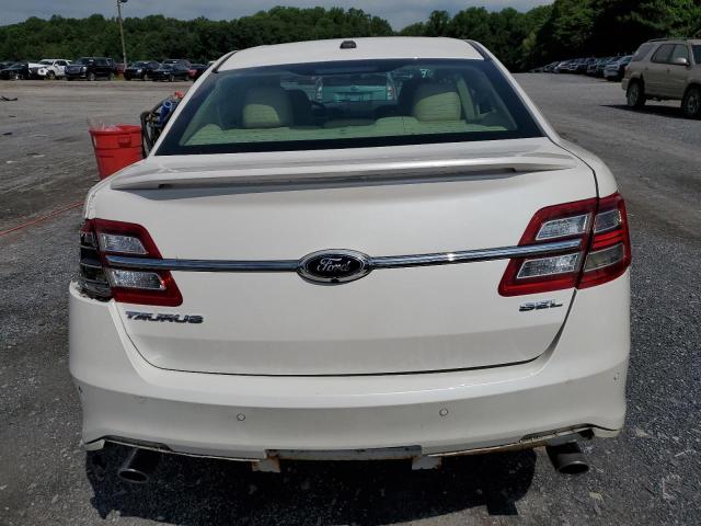 1FAHP2E88DG220384 - 2013 FORD TAURUS SEL WHITE photo 6