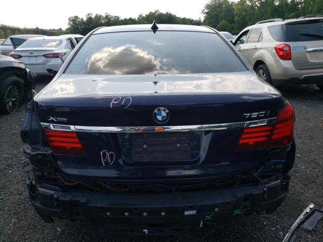 WBAYB6C51ED224320 - 2014 BMW 750I XDRIV XI BLUE photo 6