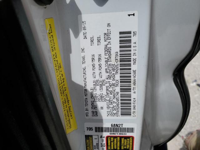 5TFRX5GN8GX051748 - 2016 TOYOTA TACOMA ACCESS CAB თეთრი ფოტო 12