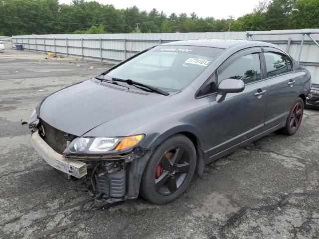 19XFA16699E013648 - 2009 HONDA CIVIC LX-S Gris photo 1