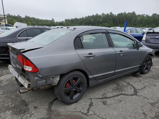 19XFA16699E013648 - 2009 HONDA CIVIC LX-S Gris photo 3