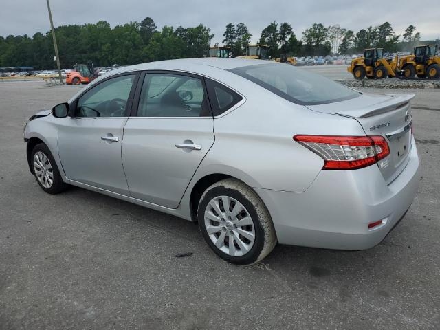 3N1AB7AP6EY253455 - 2014 NISSAN SENTRA S SILVER photo 2