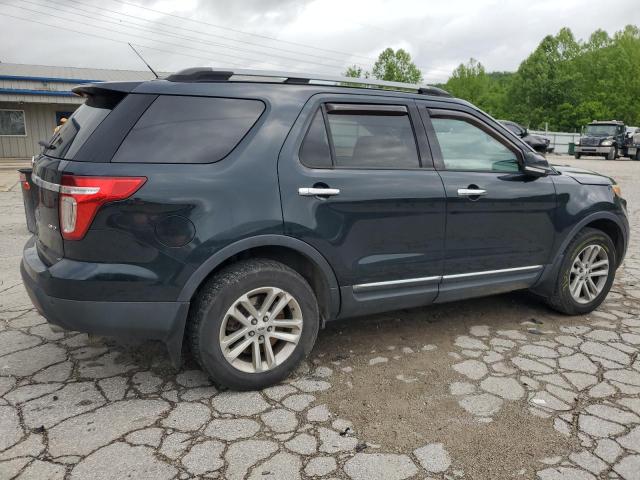 1FM5K8D83FGA06319 - 2015 FORD EXPLORER XLT Синій фото 3