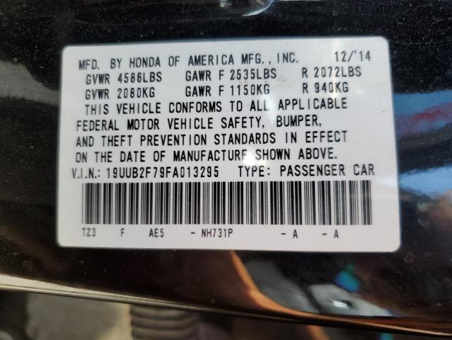 19UUB2F79FA013295 - 2015 ACURA TLX ADVANCE 黑色 照片 12