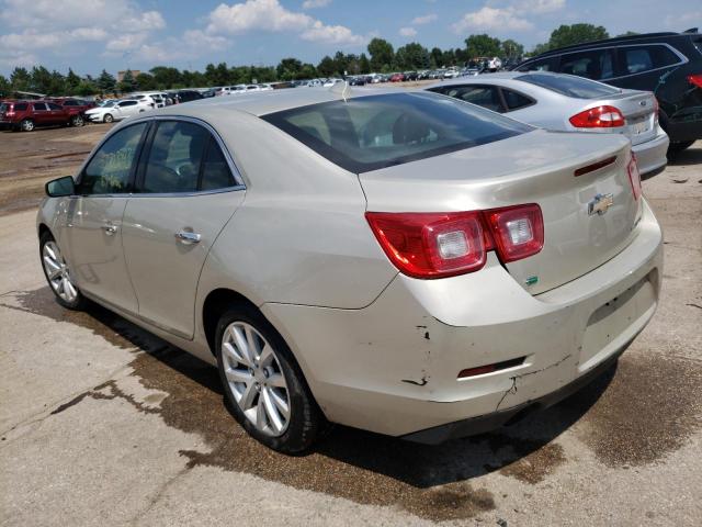 1G11H5SL1EF253794 - 2014 CHEVROLET MALIBU LTZ ოქროსფერი ფოტო 2