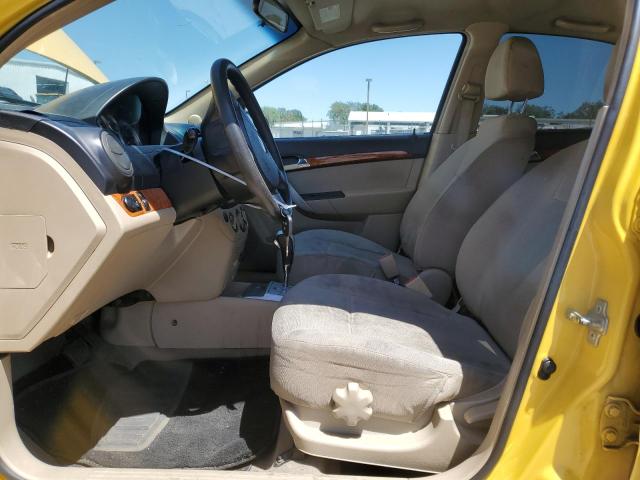 KL1TD5DE7BB118145 - 2011 CHEVROLET AVEO LS 黄色 照片 7