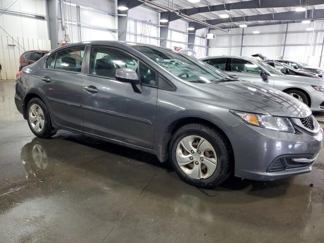 19XFB2F55DE013892 - 2013 HONDA CIVIC LX GRAY photo 4