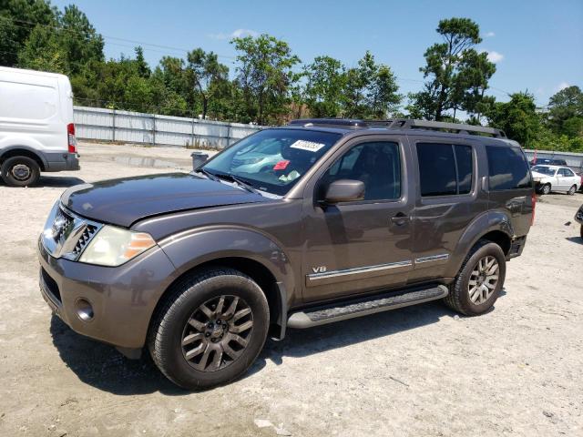 5N1BR18B08C606883 - 2008 NISSAN PATHFINDER LE BROWN photo 1