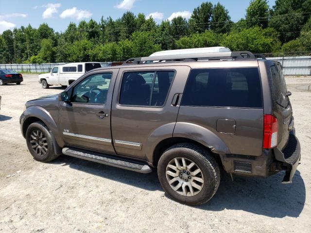 5N1BR18B08C606883 - 2008 NISSAN PATHFINDER LE BROWN photo 2