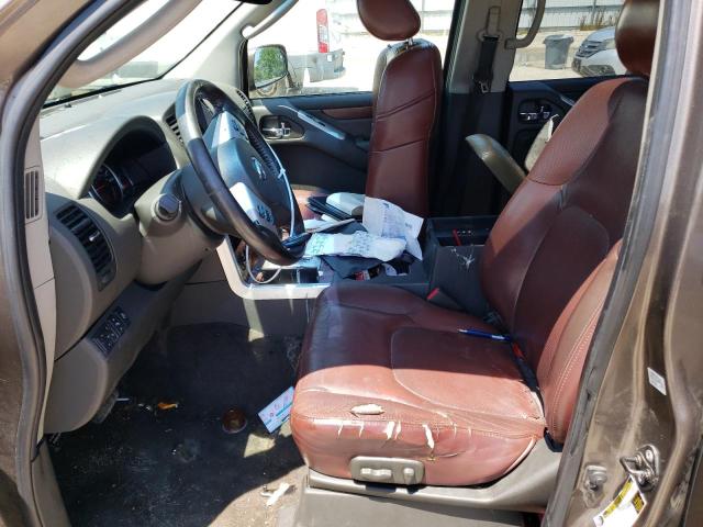 5N1BR18B08C606883 - 2008 NISSAN PATHFINDER LE BROWN photo 7