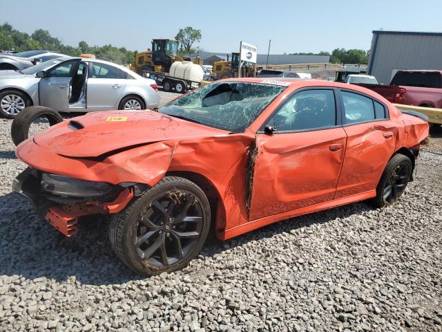 2C3CDXHG3MH598134 - 2021 DODGE CHARGER GT ORANGE photo 1