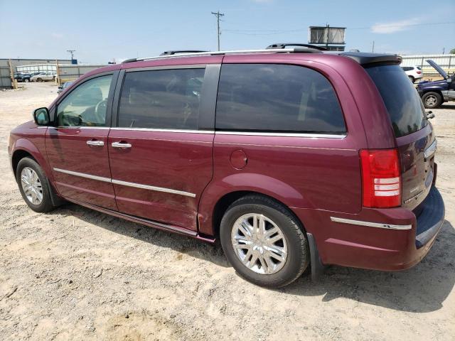 2A8HR64X18R661663 - 2008 CHRYSLER TOWN & COU LIMITED BURGUNDY photo 2