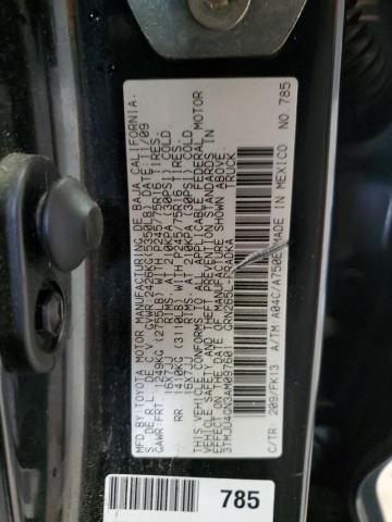 3TMJU4GN3AM097601 - 2010 TOYOTA TACOMA DOUBLE CAB PRERUNNER BLACK photo 12