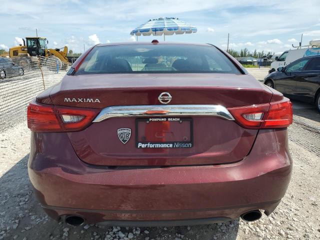 1N4AA6AP1HC450191 - 2017 NISSAN MAXIMA 3.5S BURGUNDY photo 6