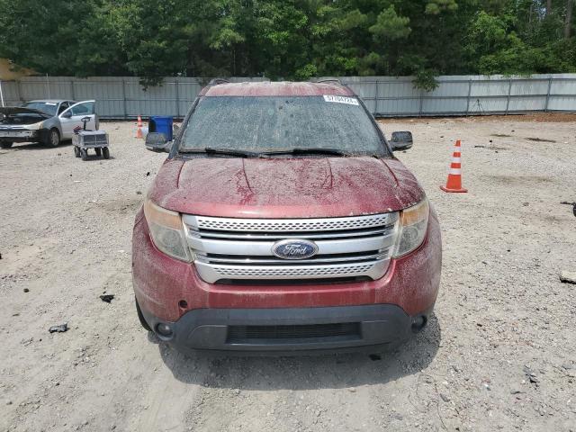 1FM5K7D89DGB68396 - 2013 FORD EXPLORER XLT RED photo 5