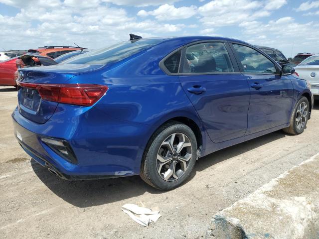 3KPF24ADXLE170567 - 2020 KIA FORTE FE BLUE photo 3