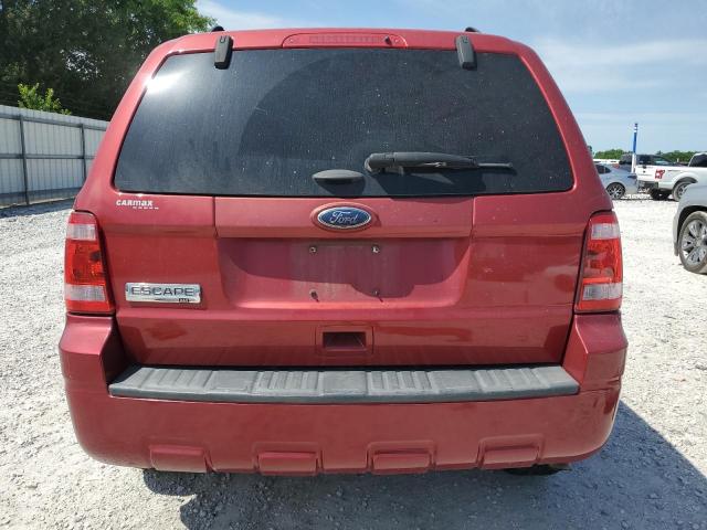 1FMCU0D72CKC81568 - 2012 FORD ESCAPE XLT RED photo 6