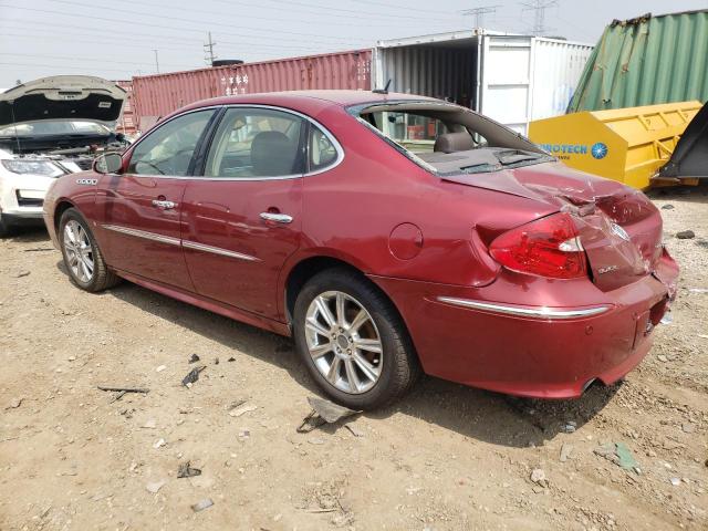 2G4WN58C881334277 - 2008 BUICK LACROSSE SUPER SERIES RED photo 2