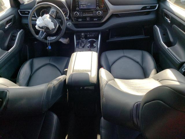 5TDGZRAH6LS000535 - 2020 TOYOTA HIGHLANDER XLE BLUE photo 8