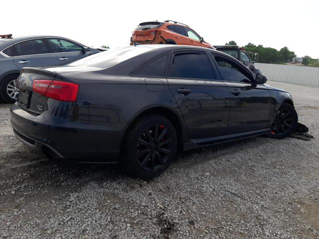 WAUHGAFC7CN033037 - 2012 AUDI A6 PRESTIGE შავი ფოტო 3