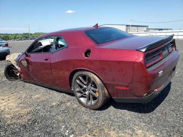 2C3CDZFJ5NH254977 - 2022 DODGE CHALLENGER R/T SCAT PACK BURGUNDY photo 2