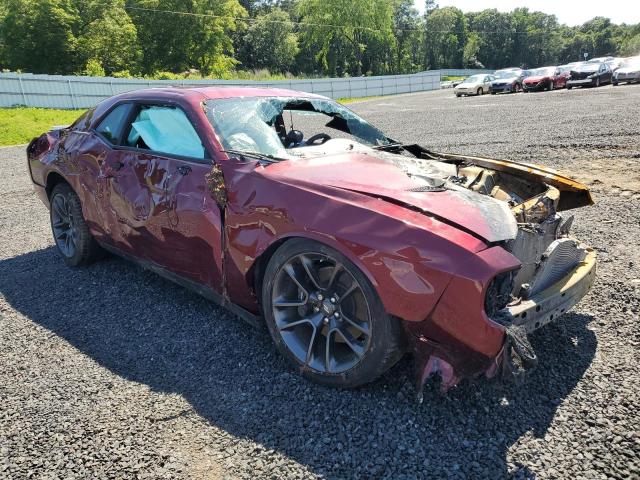 2C3CDZFJ5NH254977 - 2022 DODGE CHALLENGER R/T SCAT PACK BURGUNDY photo 4