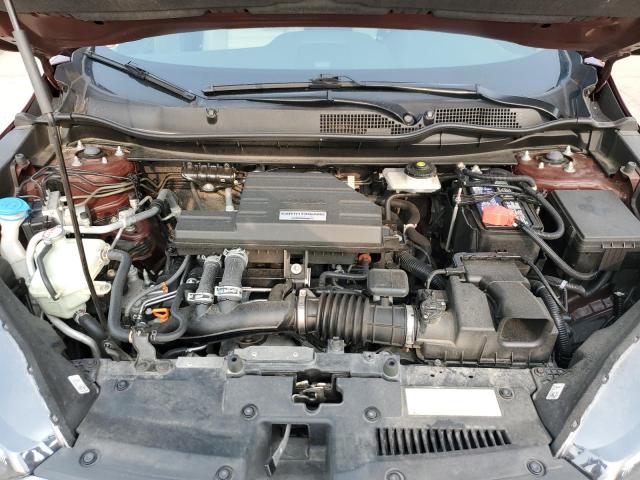 2HKRW2H50KH647487 - 2019 HONDA CR-V EX BURGUNDY photo 12