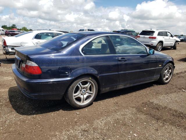 WBABN53452JU26329 - 2002 BMW 330 CI BLUE photo 3