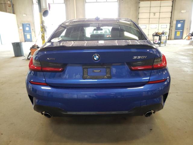 3MW5R7J04L8B29739 - 2020 BMW 330XI BLUE photo 6