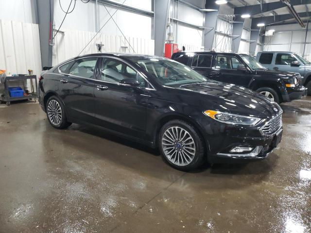 3FA6P0T98HR127130 - 2017 FORD FUSION SE 黑色 照片 4