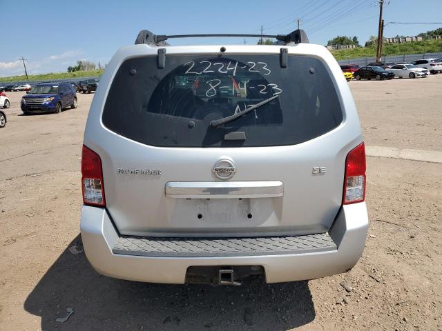 5N1AR18B58C646677 - 2008 NISSAN PATHFINDER S SILVER photo 6