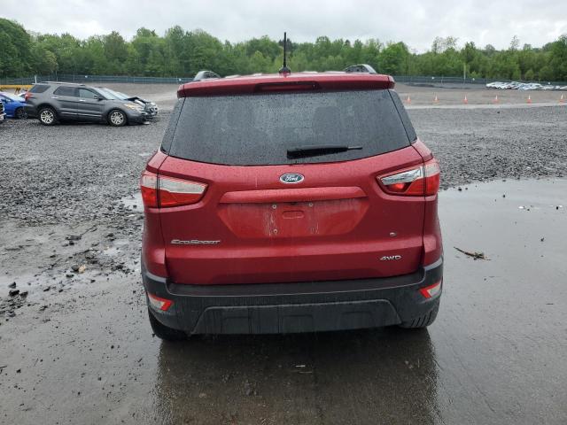 MAJ6P1UL4JC212048 - 2018 FORD ECOSPORT SE წითელი ფოტო 6