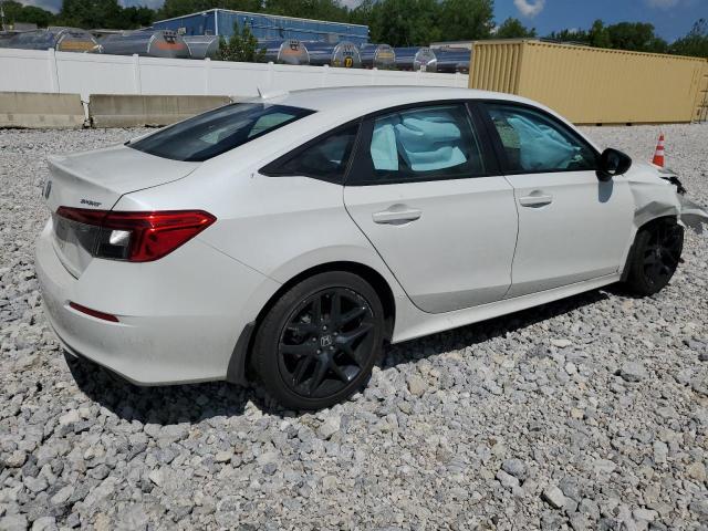 2HGFE2F57PH526093 - 2023 HONDA CIVIC SPORT WHITE photo 3