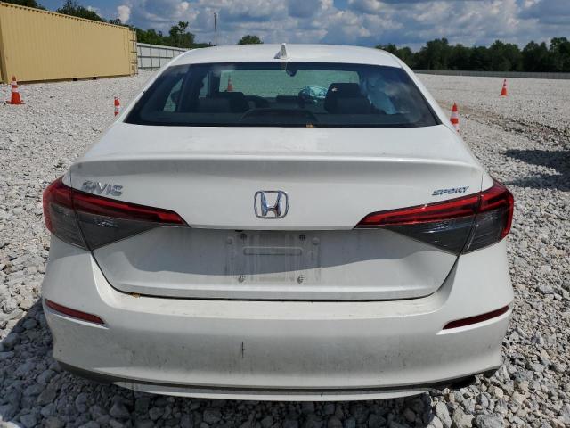 2HGFE2F57PH526093 - 2023 HONDA CIVIC SPORT WHITE photo 6
