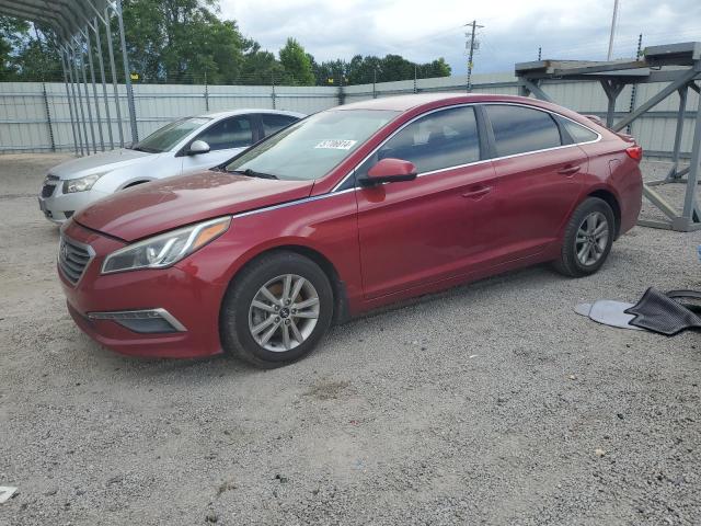 5NPE24AF2FH192723 - 2015 HYUNDAI SONATA SE MAROON photo 1