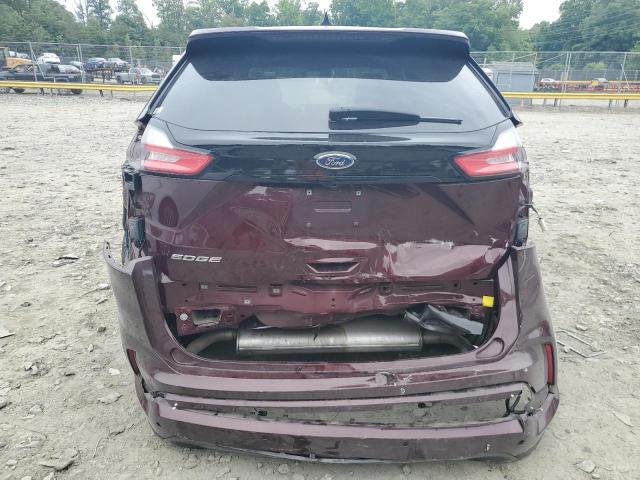 2FMPK4J98LBB44620 - 2020 FORD EDGE SEL BURGUNDY photo 6