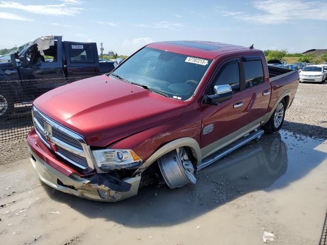 1C6RR7PT6DS713752 - 2013 RAM 1500 LONGHORN RED photo 1